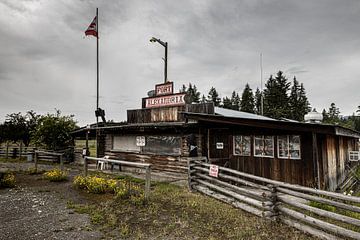 Old Fort Alexandria in British Columbia Canada van Roland Brack