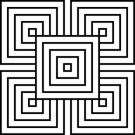 Overlapp | 2x2 | N=05 | L=1:3 | V=01 von Gerhard Haberern