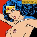 Sexy Wonder Woman van Rene Ladenius Digital Art thumbnail