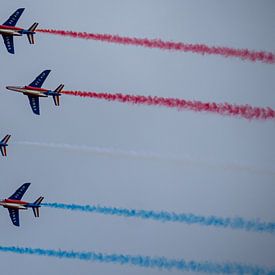 AlphaJets of the Patrol de France demonstration team in the Diamond formation by Beeld Creaties Ed Steenhoek | Photography and Artificial Images