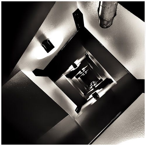 Een trappengat in Milaan