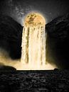 Golden waterfall by Sascha Hahn thumbnail