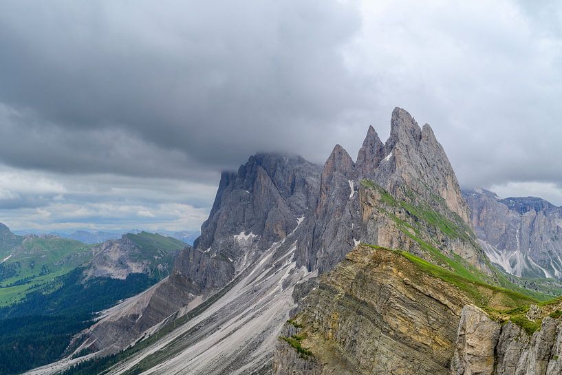 Seceda-Felsen in den Dolomiten von Sjoerd van der Wal Fotografie