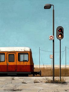 Am Bahnsteig