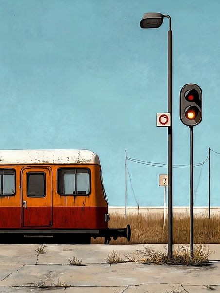 Op het platform van fernlichtsicht