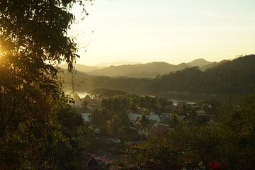 Vue sur Luang Prabang, Laos sur Floris Verweij