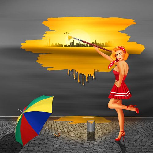 An artist paints his life colorful by Monika Jüngling