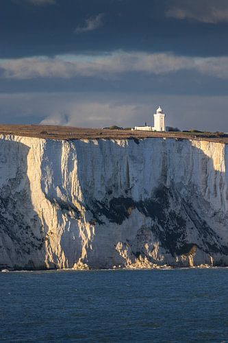 Lighthouse on White Cliffs of Dover, England