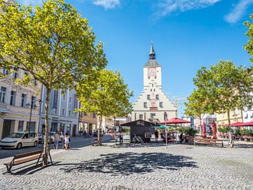 Centrum van Deggendorf in Neder-Beieren van Animaflora PicsStock