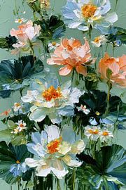 gemalte Blumen