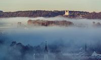 Burghausen op de Salzach met Marienberg van altmodern thumbnail