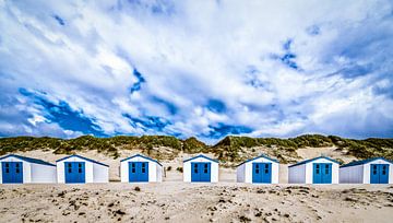 Strandhuisjes Texel De Koog van Mario Calma