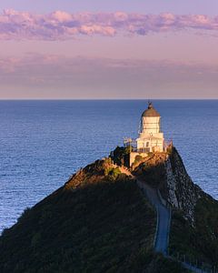 Nugget Point Leuchtturm, Neuseeland von Henk Meijer Photography