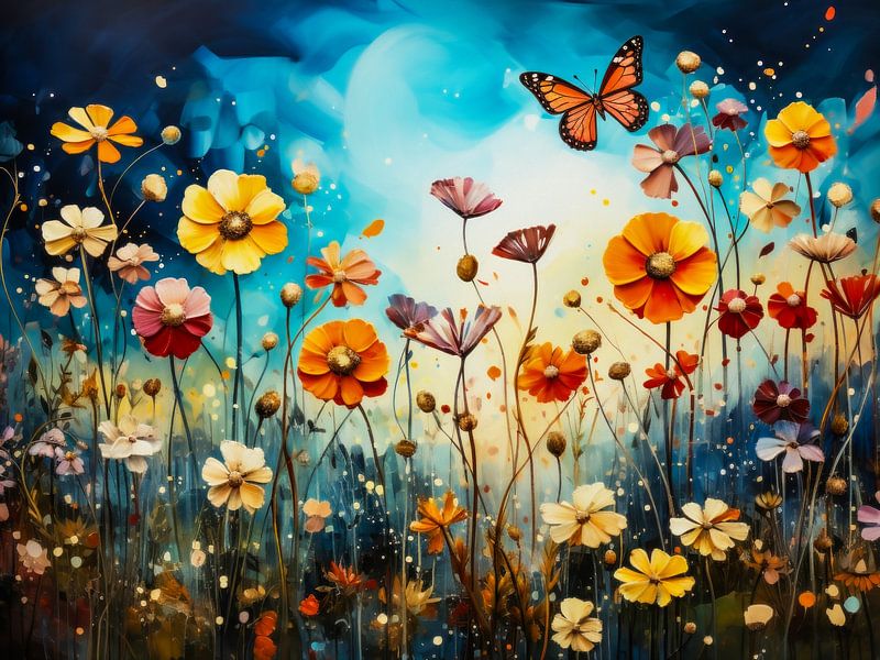 The longing of the butterfly by Max Steinwald