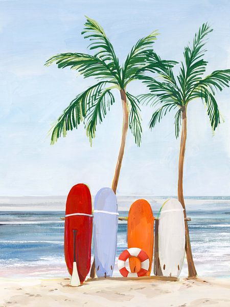 Wave Catchers, Isabelle Z  by PI Creative Art