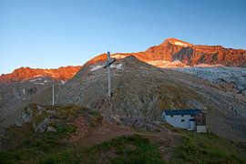 Abendrot über der Rötspitze von Christa Kramer