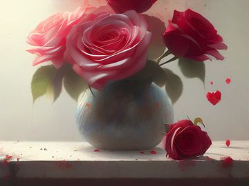 Roses are red van Aura Tuyet Mai Nguyen