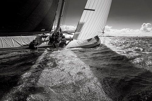 Licht en schaduw - skûtsje Doarp Huzum