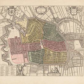 Plattegrond van Haarlem uit 1778 van Historisch Haarlem