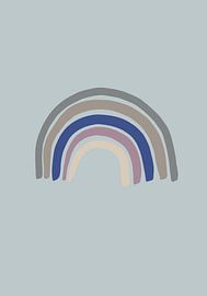 Regenbogen Blau von Pictufy Studio
