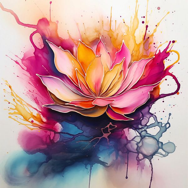 watercolor floral by Virgil Quinn - Decorative Arts