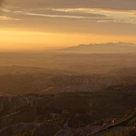 Sunset Volterra by Jan Piet Hartman