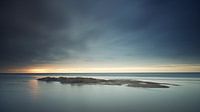Donkere zonsondergang Zandvoort