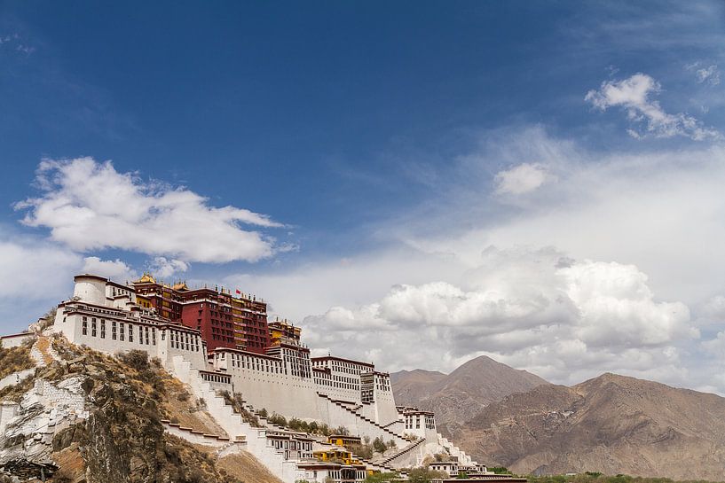 Potala Palast in Lhasa, Tibet von Erwin Blekkenhorst