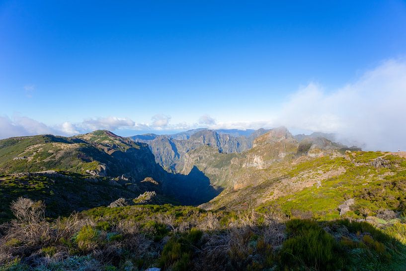 Itinéraire à pied du pico do arieiro au Pico Ruivo par lars Bosch