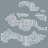 Zeeland typografie van Stef van Campen