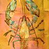 Homard. Graphique. Peinture. sur Alie Ekkelenkamp