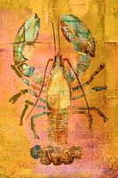 Kreeft. Graphic. Schilderij.