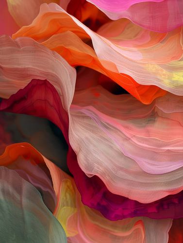 Super kleurrijk, modern en abstract van Studio Allee