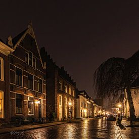 Doesburg bei Nacht von Arjan Stunnenberg