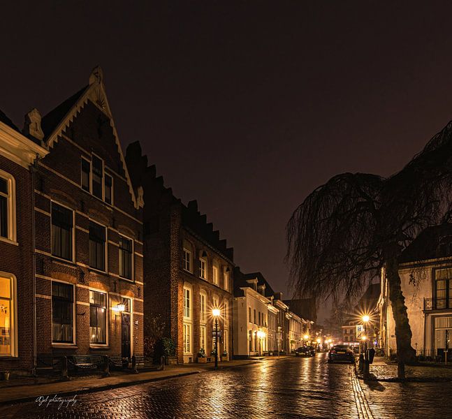 Doesburg by night by Arjan Stunnenberg