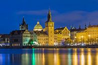 De oude stad van Praag in het blauwe uurtje, Tsjechië - 1 van Tux Photography thumbnail