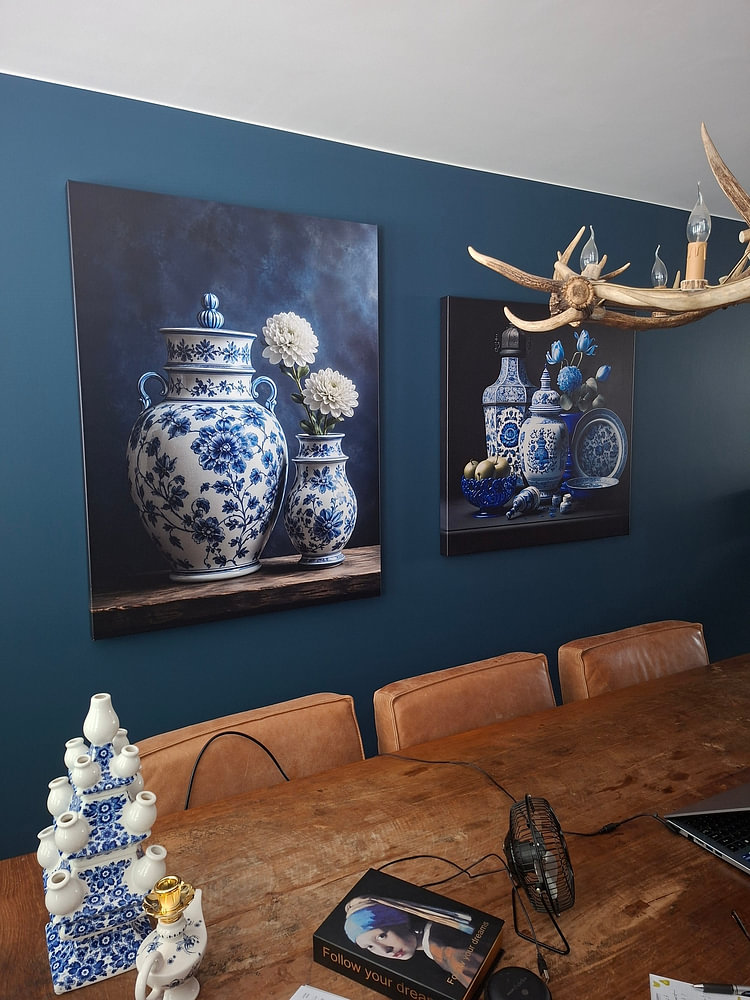 Duo in Delfter Blau, von Salt Theory