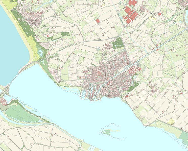 Map of Hellevoetsluis by Rebel Ontwerp