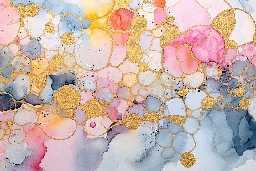 Gold and pink by Imagine