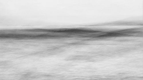 De duinen op Ameland in ICM - Z/W omzetting 4 van Danny Budts