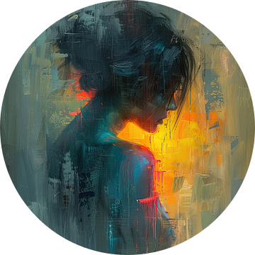 Aluminium Dibond Schilderij van Kunst Kriebels