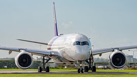 Thai Airways International Airbus A350-900 passenger aircraft. by Jaap van den Berg