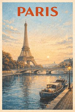 PARIS – Goldene Stunde an der Seine von Selo Garing