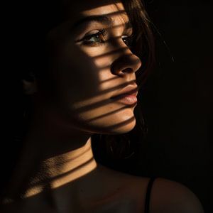 Schatten: Frauenportrait