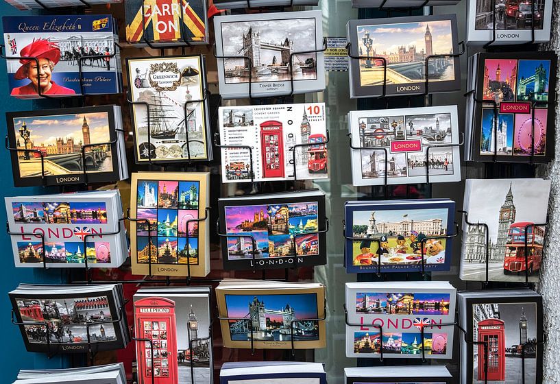 Postcards London by Rietje Bulthuis