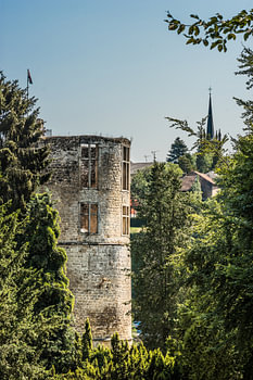 Schloss in Beaufort, Großherzogtum Luxemburg