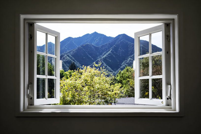 schöne Aussicht auf die Berge von Egon Zitter