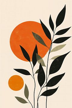 Botanical Sunset van Studio BB
