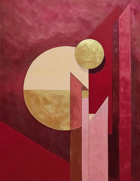 Abstract Daydream in Bordeaux by Gisela- Art for You