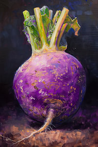 Kohlrabi malen